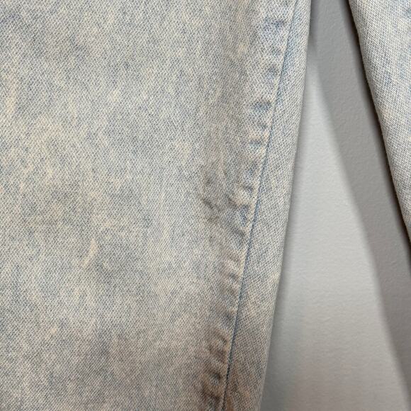 Vintage Wrangler Acid Wash High Rise Straight Leg Mom Jeans Made in USA 25x33 - Picture 9 of 13